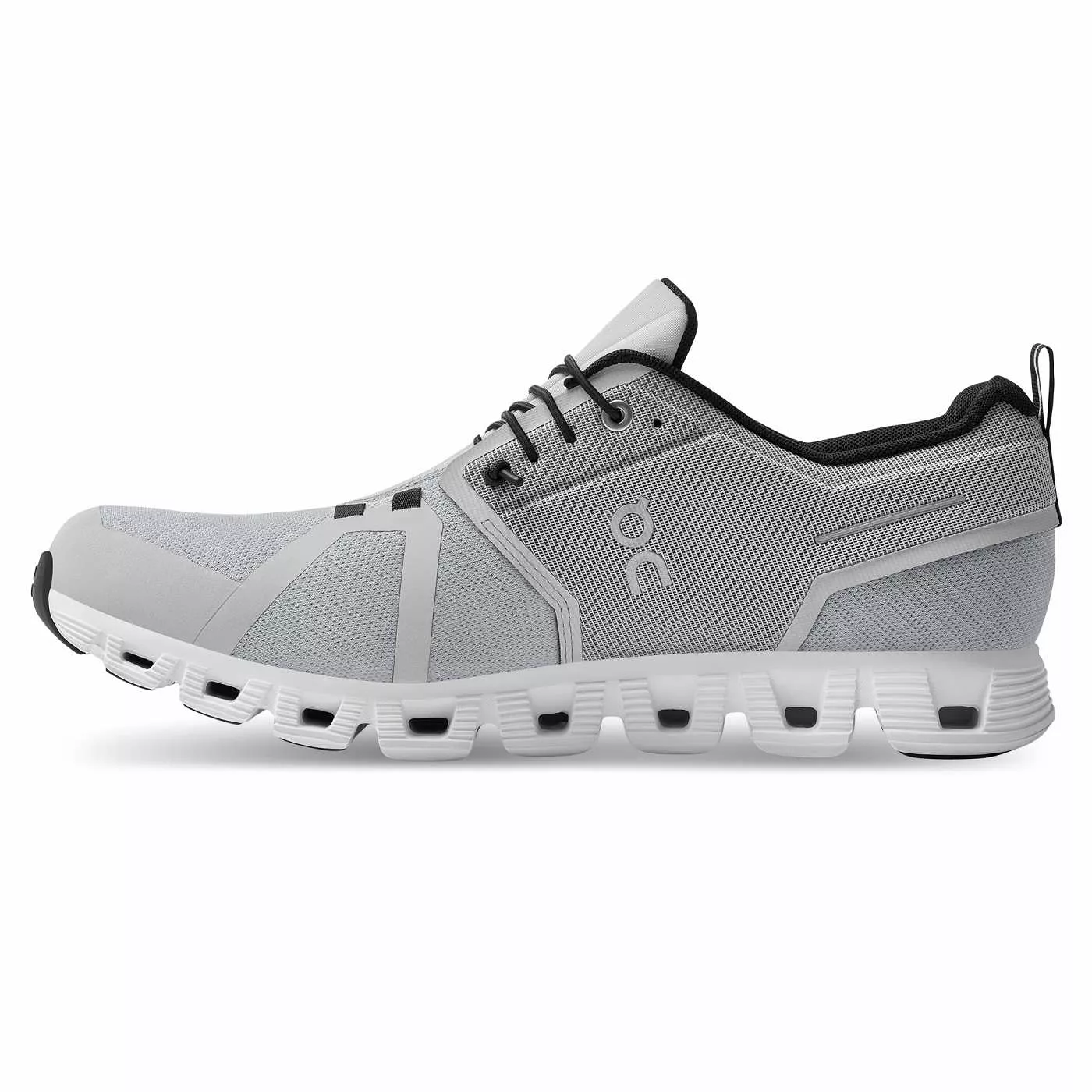 On Running Men's Cloud 5 Waterproof Shoes - Glacier / White