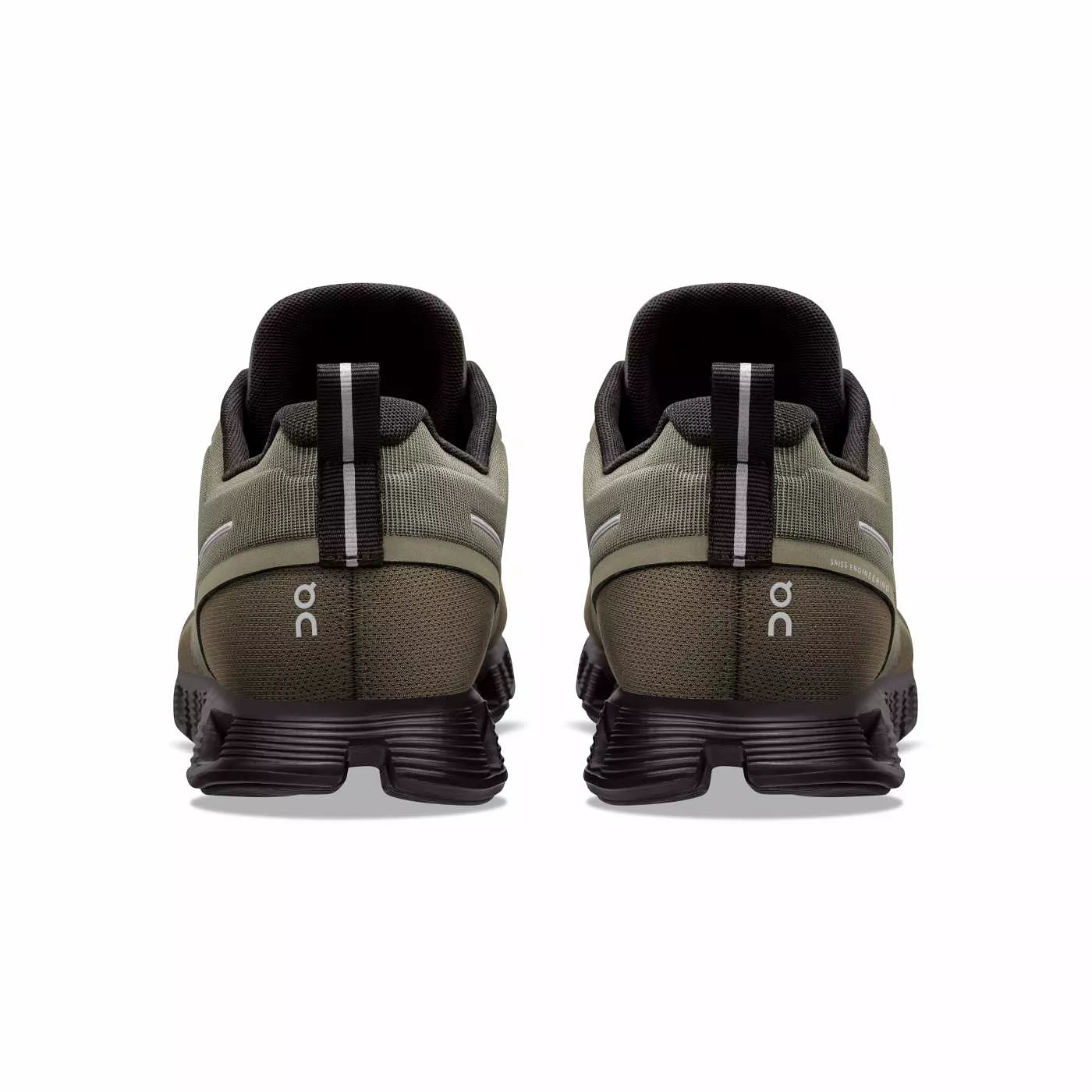 On Running Men's Cloud 5 Waterproof Shoes - Olive / Black