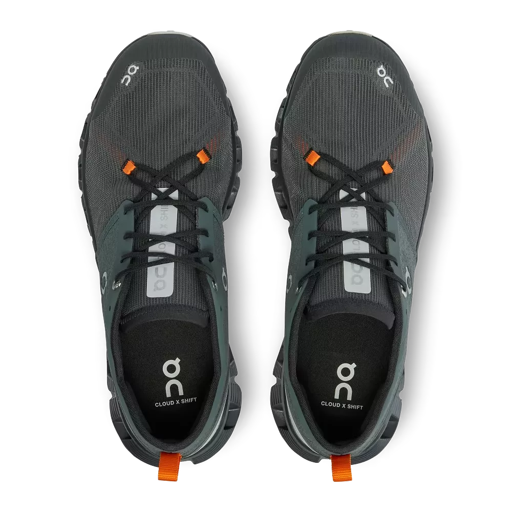 On Running Men's Cloud X 3 Shift Shoes - Lead / Turmeric