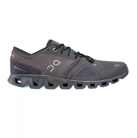 On Running Men's Cloud X 3 Shoes - Eclipse / Magnet