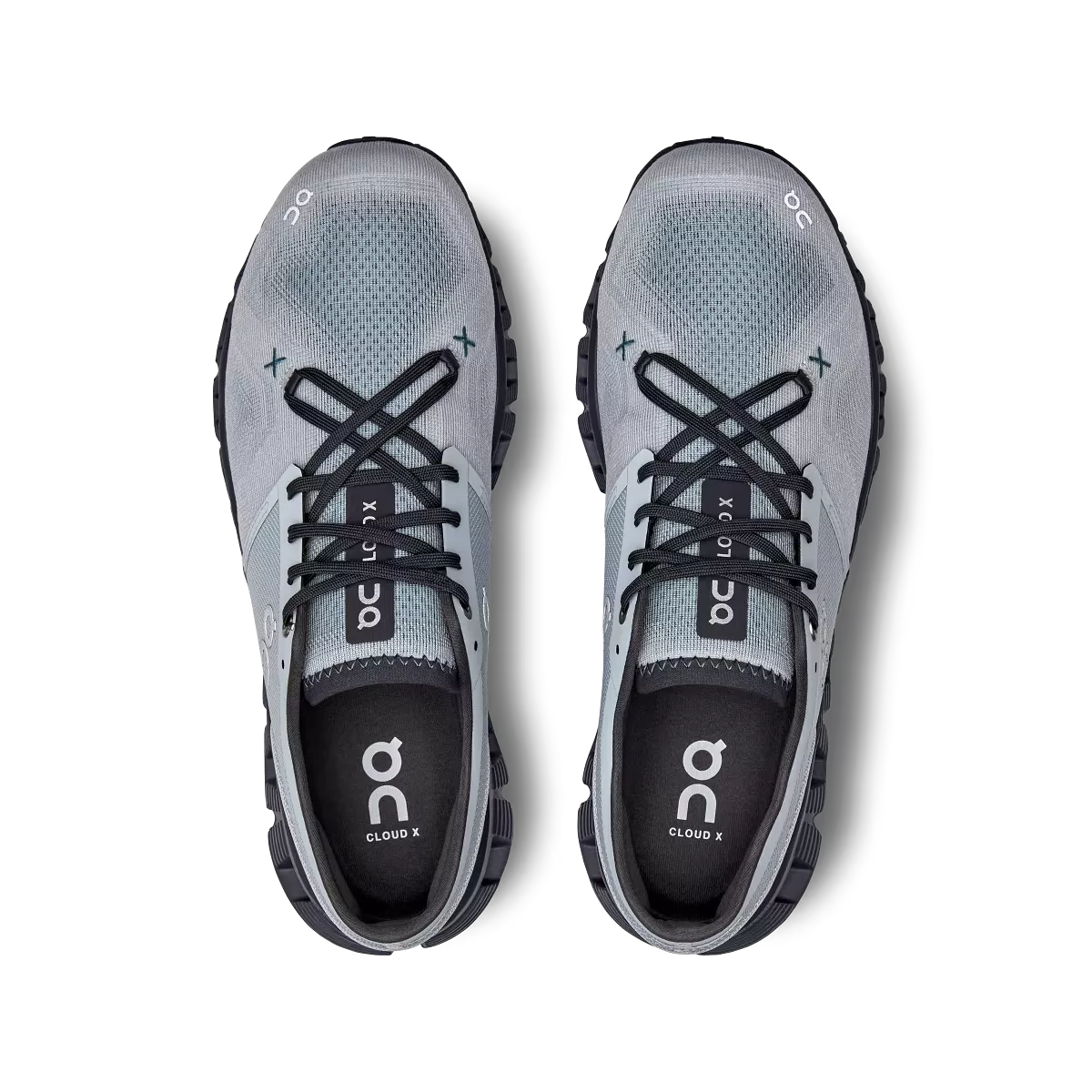 On Running Men's Cloud X 3 Shoes - Glacier / Iron