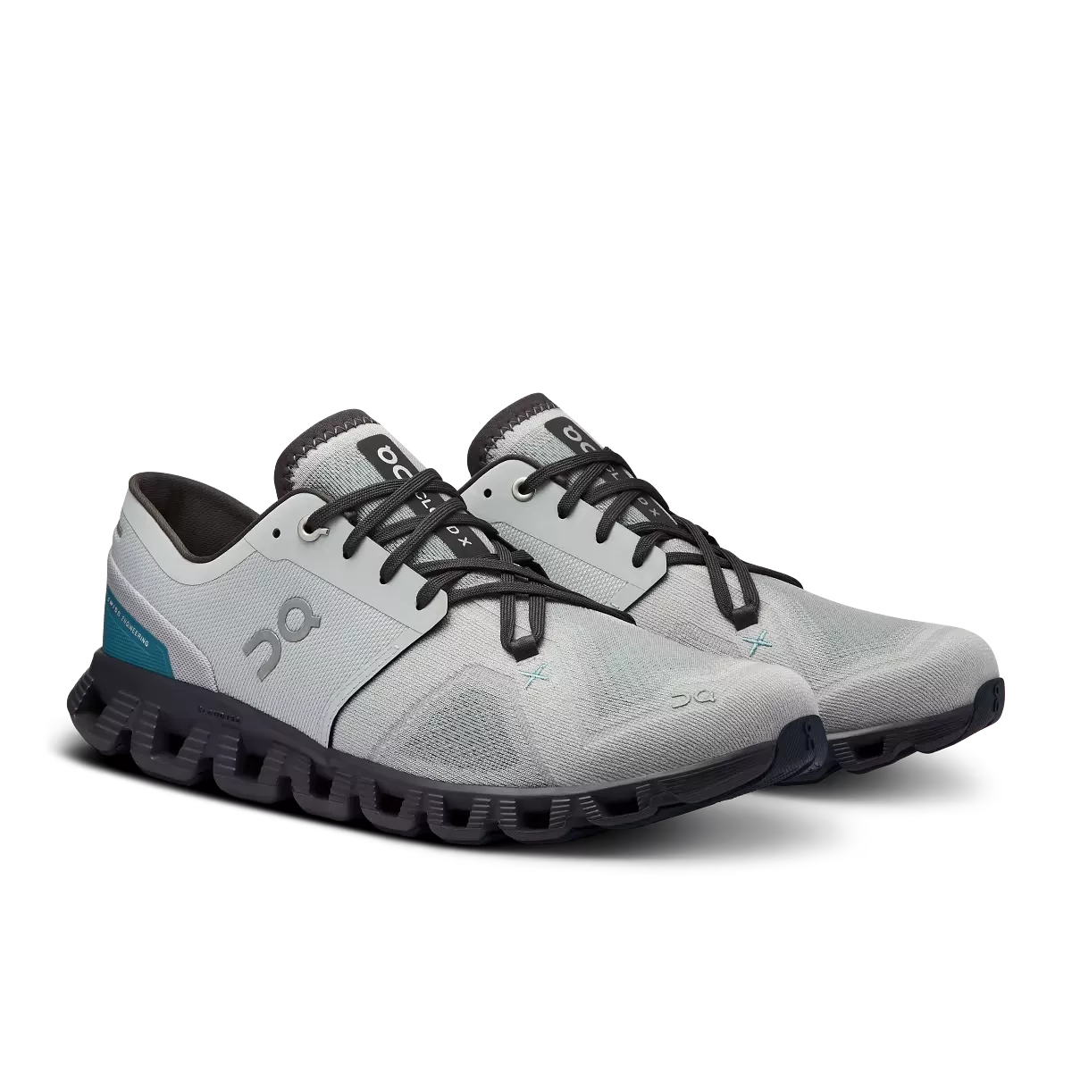 On Running Men's Cloud X 3 Shoes - Glacier / Iron