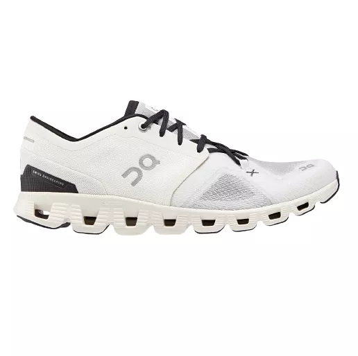 On Running Men's Cloud X 3 Shoes - Ivory / Black