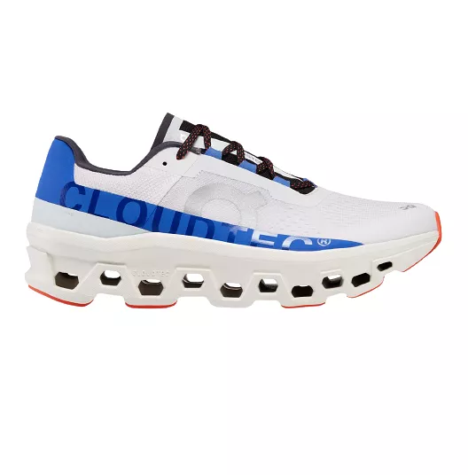 On Running Men's Cloudmonster Shoes - Frost / Cobalt