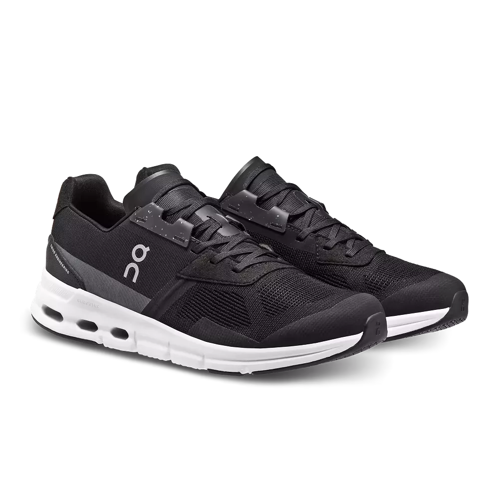 On Running Men's Cloudrift Shoes - Black / White