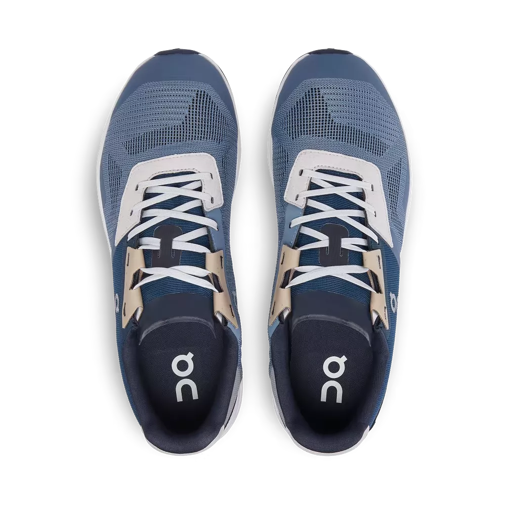 On Running Men's Cloudrift Shoes - Metal / Navy