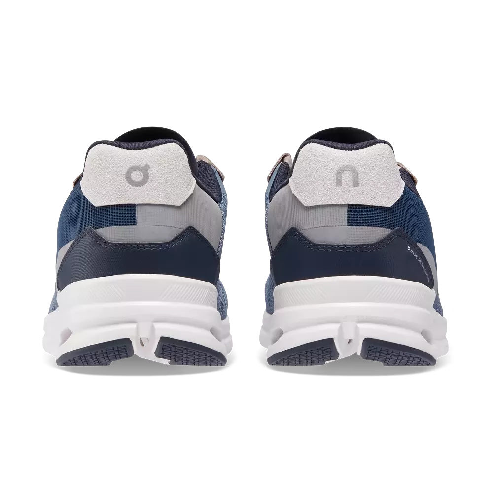 On Running Men's Cloudrift Shoes - Metal / Navy