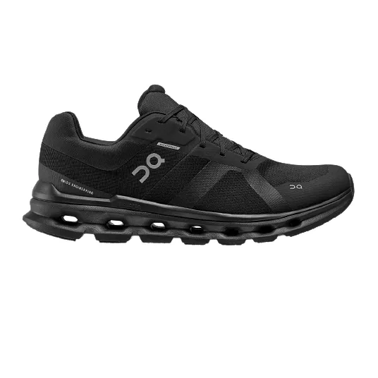 On Running Men's Cloudrunner Waterproof Shoes - All Black