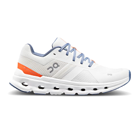 On Running Men's Cloudrunner Wide Shoes - Undyed White / Flame