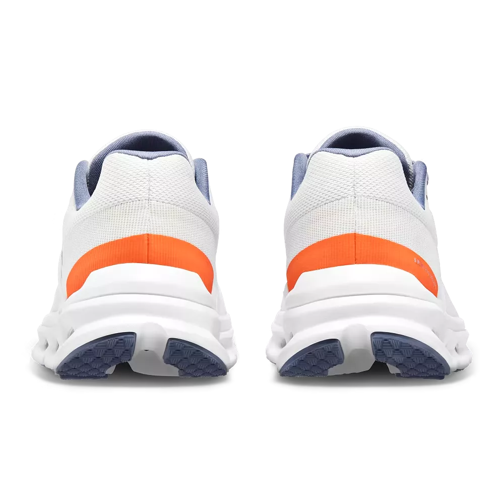 On Running Men's Cloudrunner Wide Shoes - Undyed White / Flame