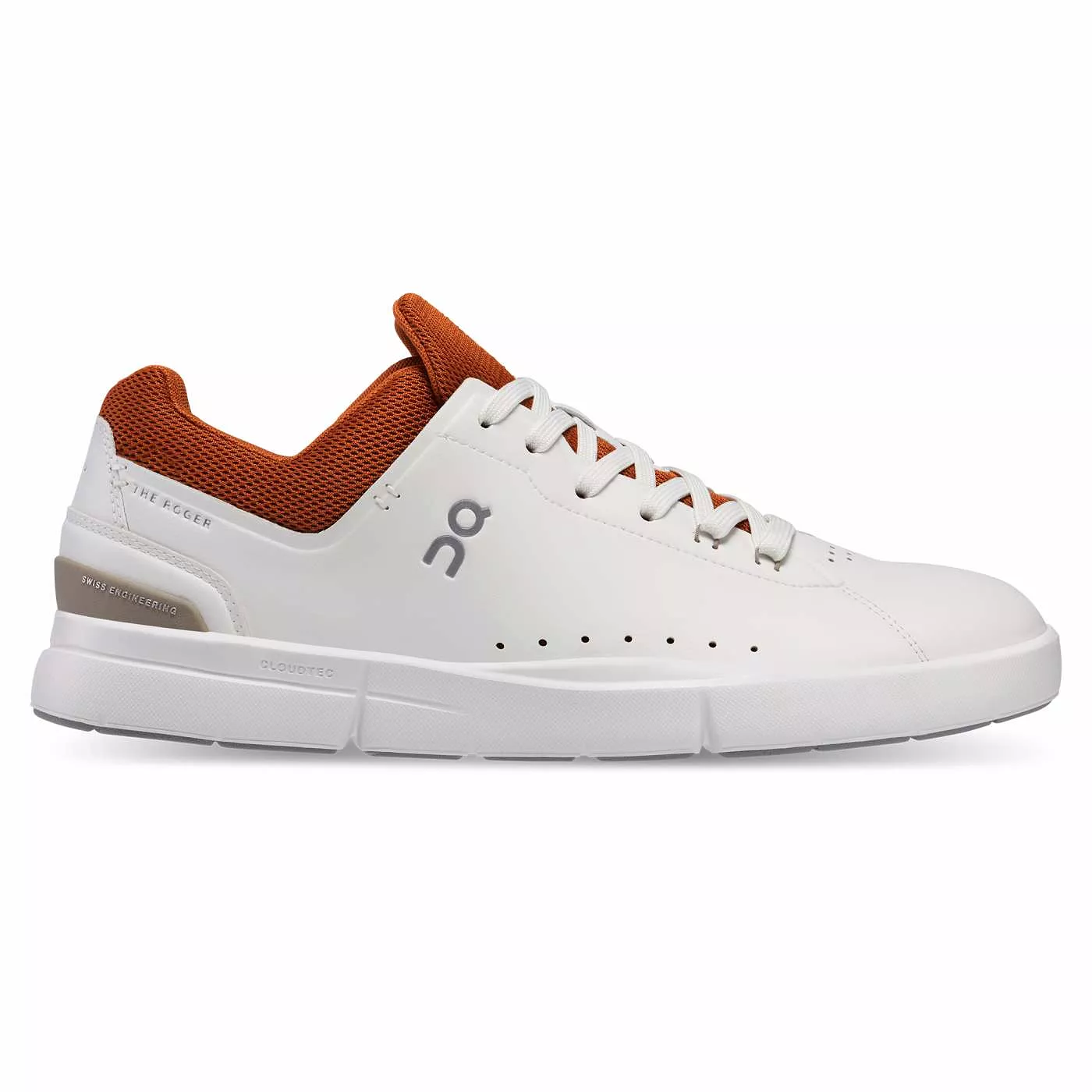 On Running Men's The Roger Advantage Shoes - White / Rust