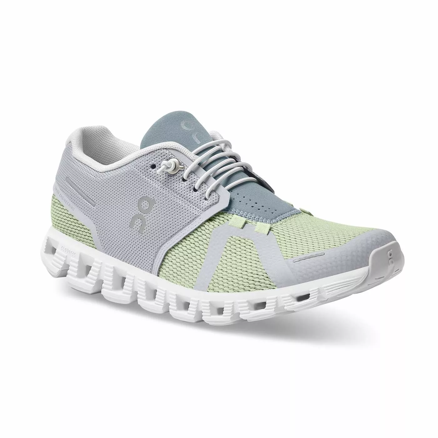 On Running Women's Cloud 5 Combo Shoes - Glacier / Meadow