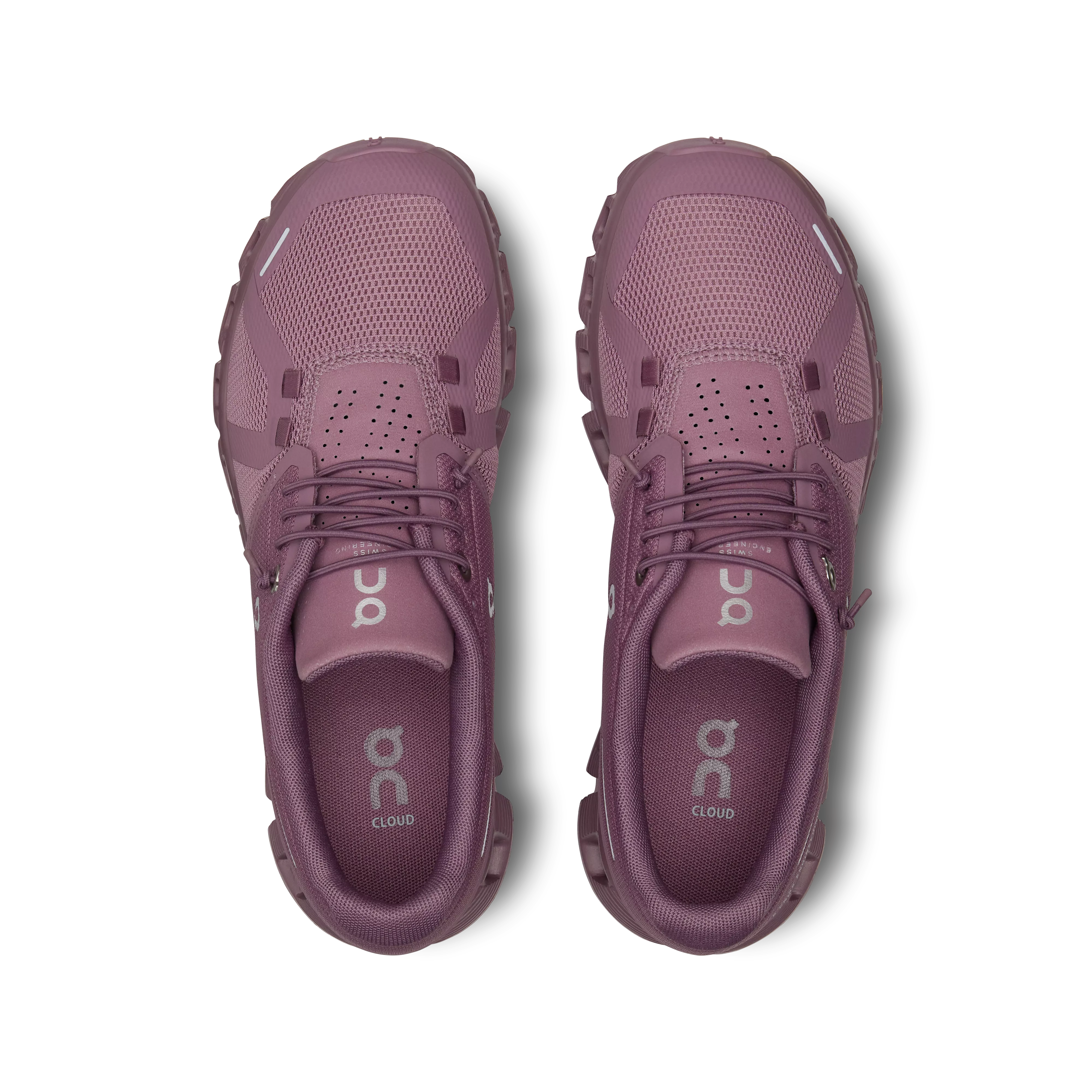 On Running Women's Cloud 5 Shoes - Fig / Quartz