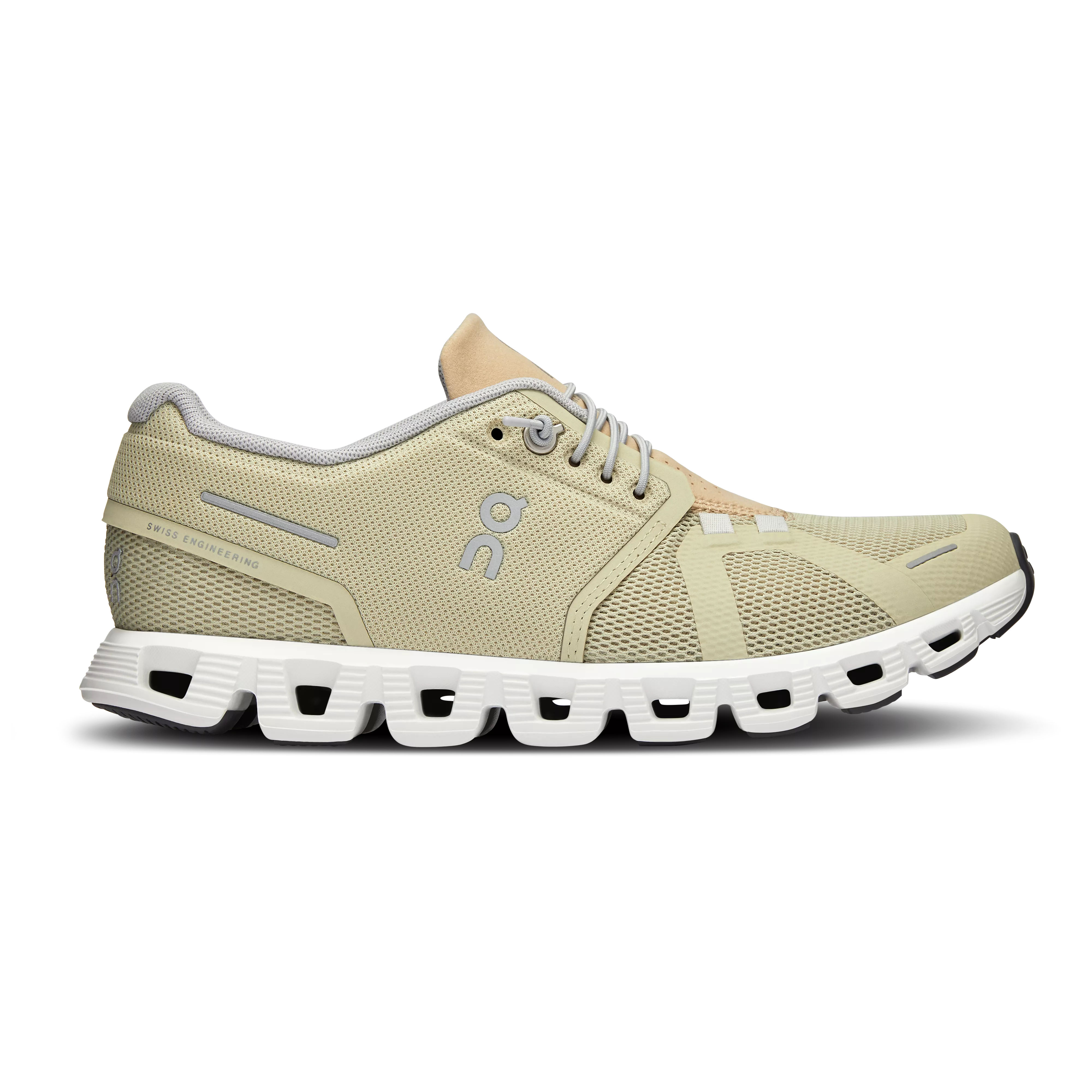 On Running Women's Cloud 5 Shoes - Haze / Sand