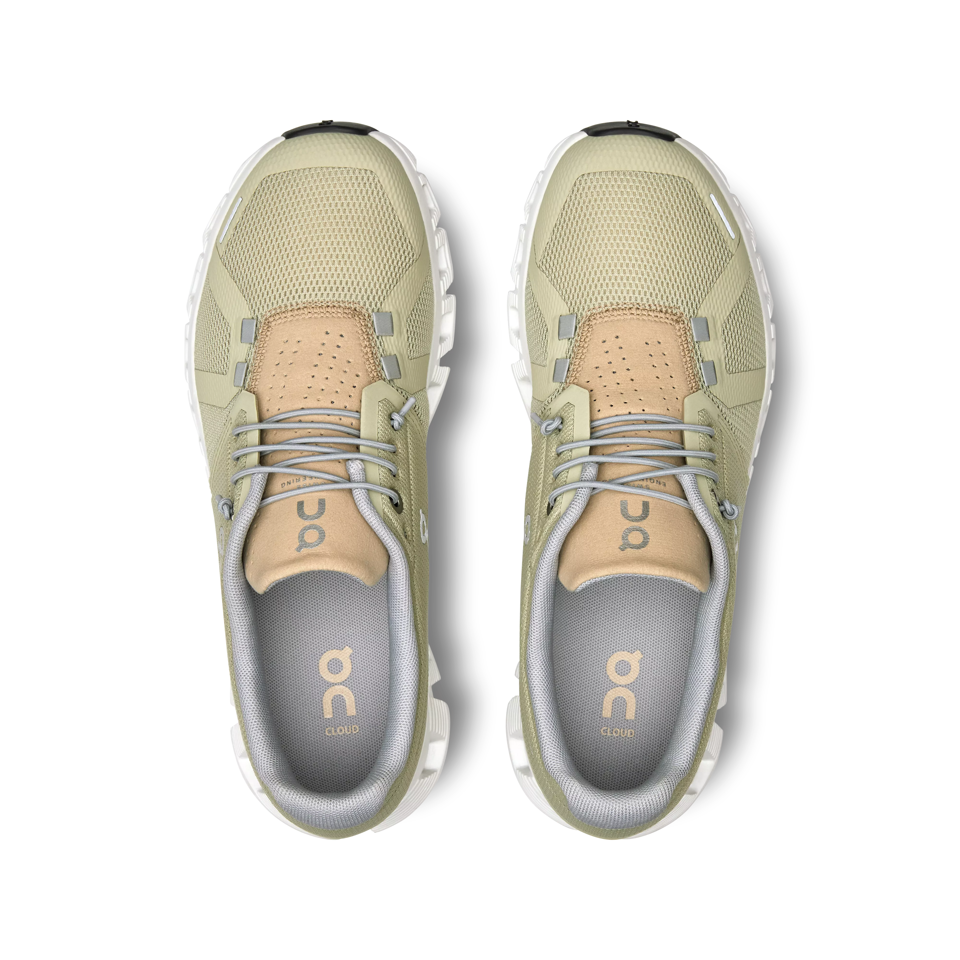 On Running Women's Cloud 5 Shoes - Haze / Sand