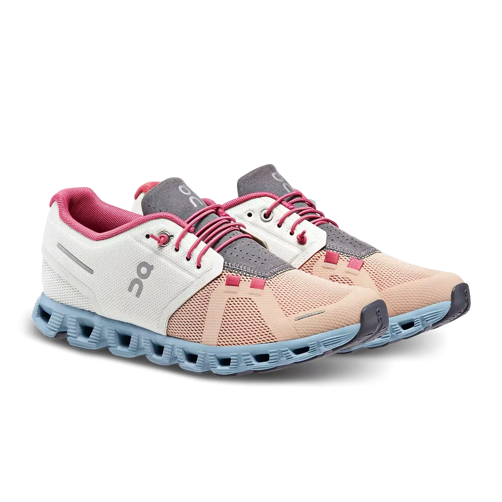 On Running Women's Cloud 5 Shoes - Ice / Prairie