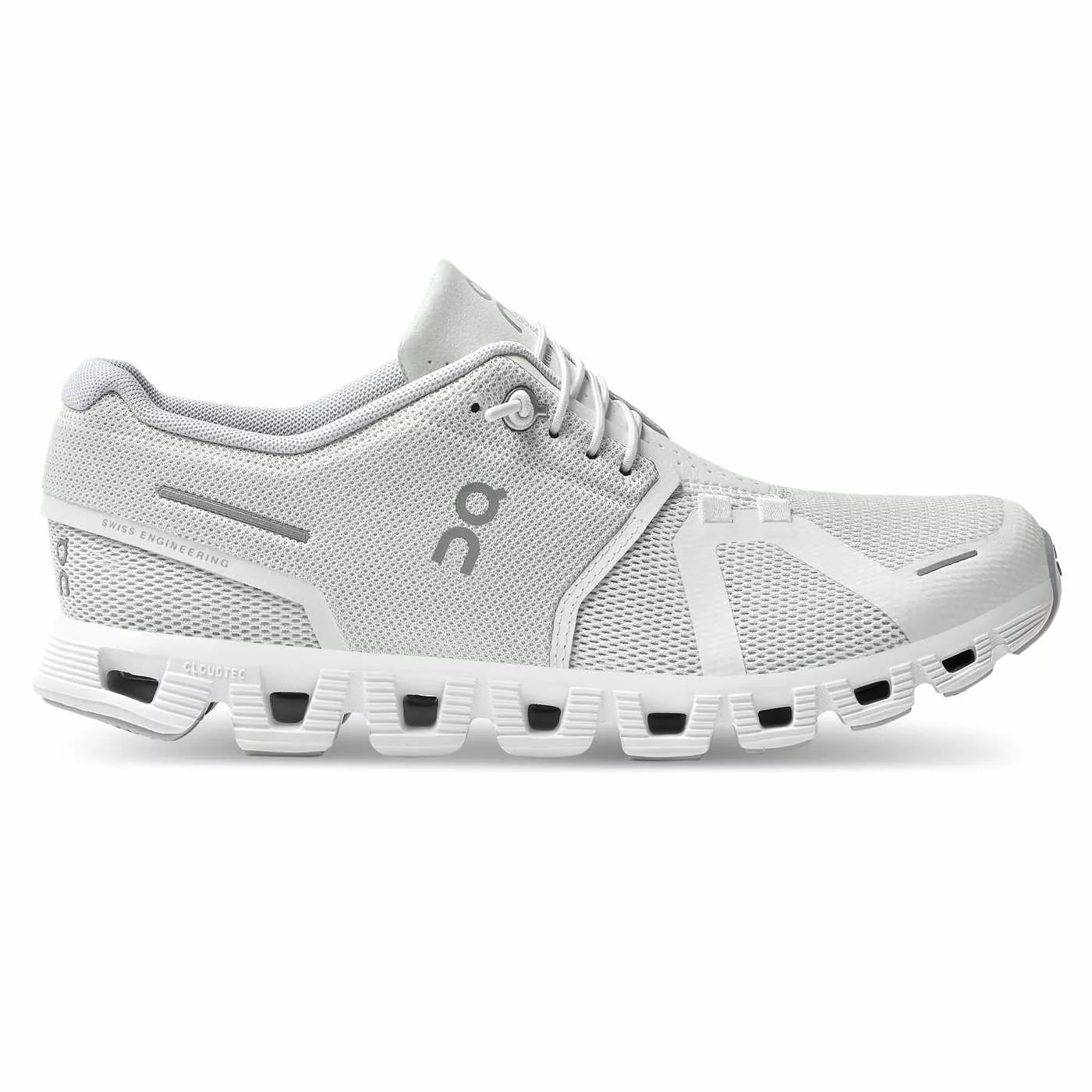 On Running Women's Cloud 5 Shoes - Ice / White