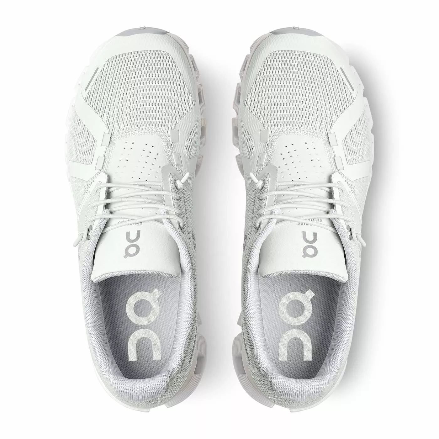 On Running Women's Cloud 5 Shoes - Ice / White