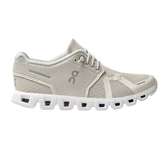 On Running Women's Cloud 5 Shoes - Pearl / White