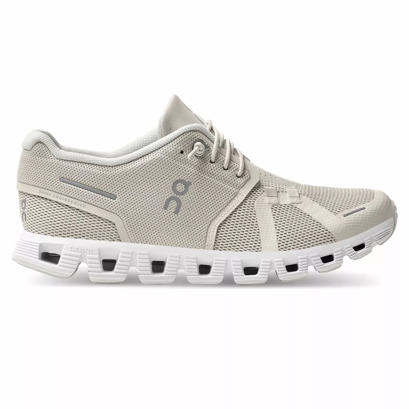 On Running Women's Cloud 5 Shoes - Pearl / White