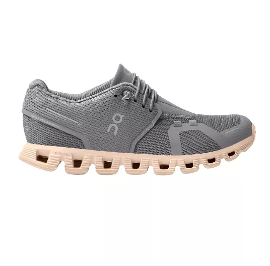 On Running Women's Cloud 5 Shoes - Zinc / Shell