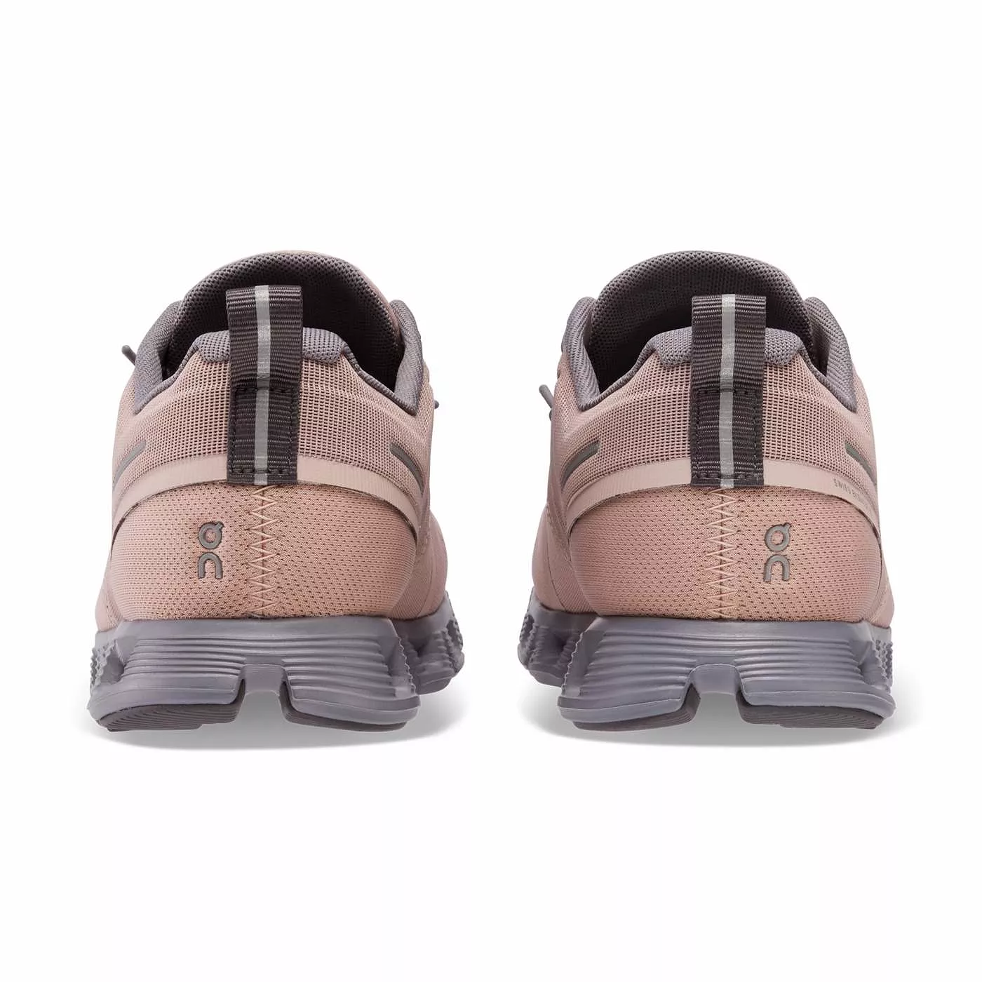 On Running Women's Cloud 5 Waterproof Shoes - Rose / Fossil