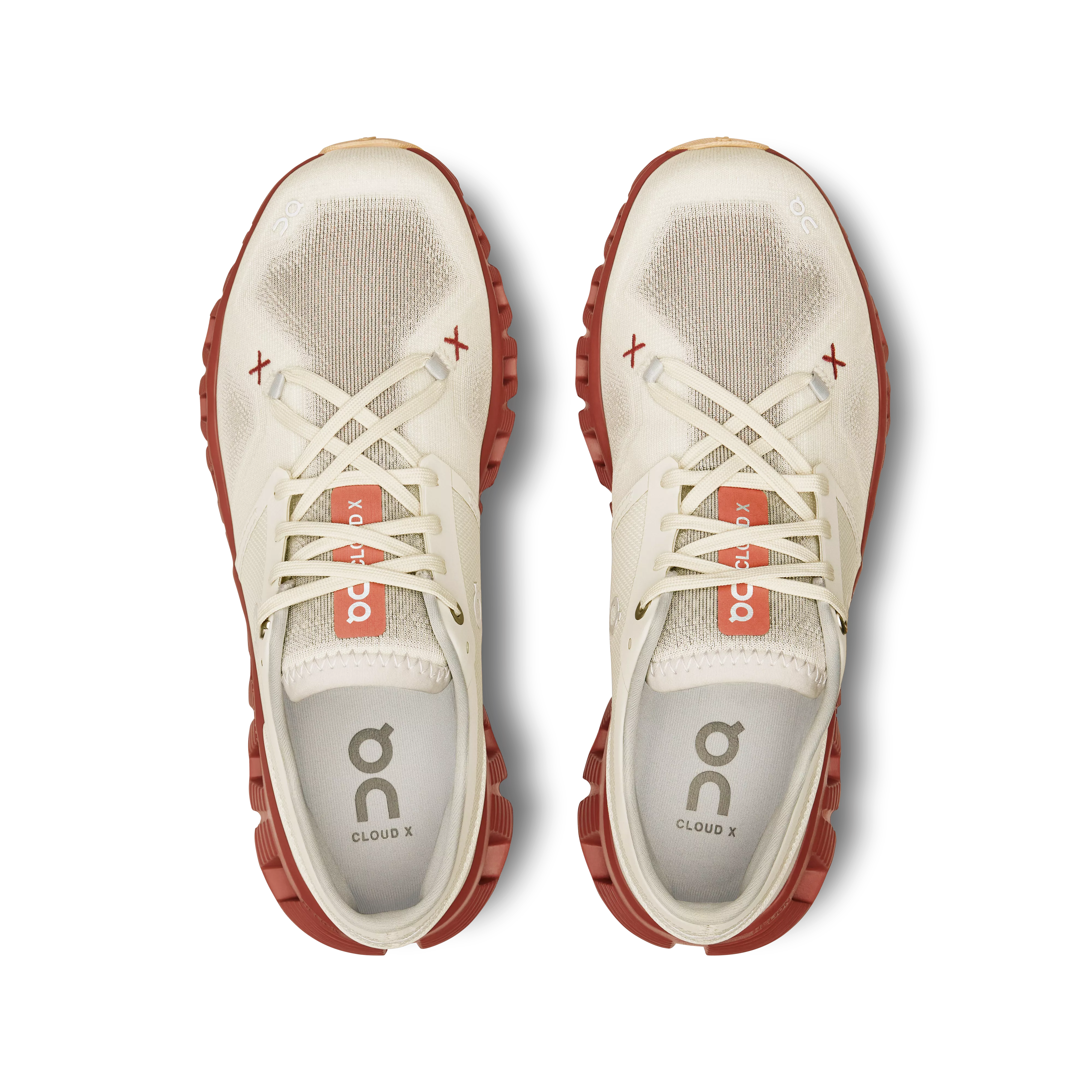 On Running Women's Cloud X 3 Shoes - Ice / Auburn