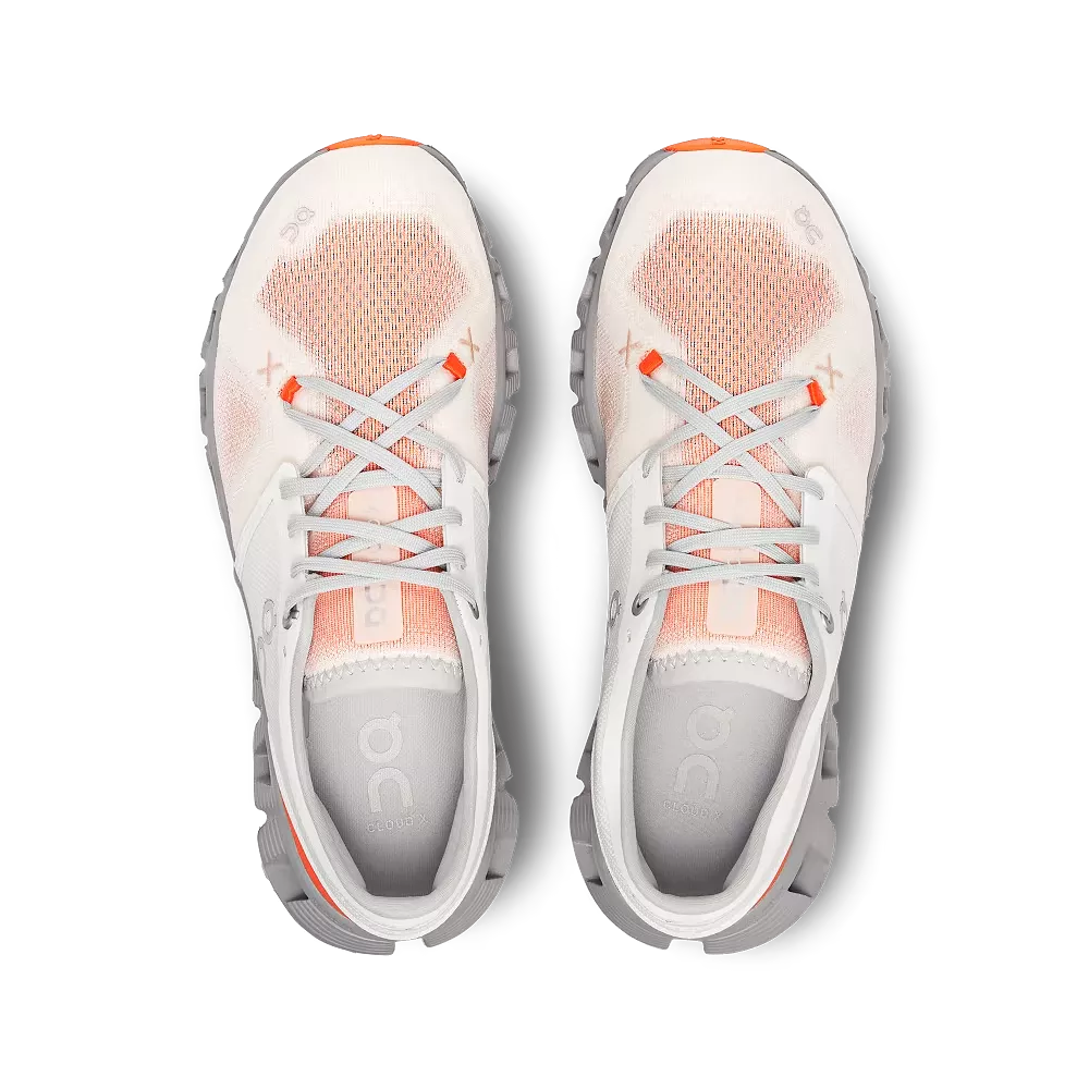 On Running Women's Cloud X 3 Shoes - Ivory / Alloy