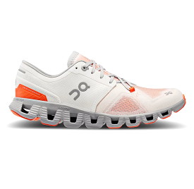 On Running Women's Cloud X 3 Shoes - Ivory / Alloy