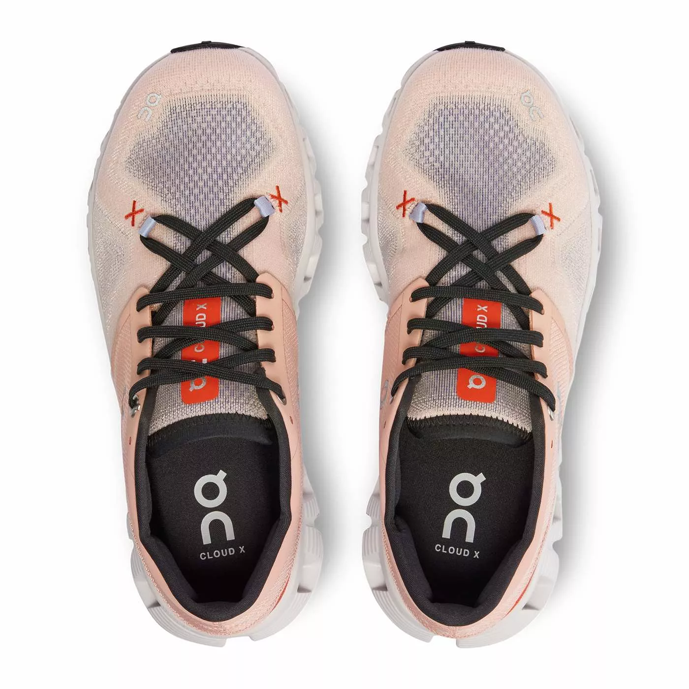 On Running Women's Cloud X 3 Shoes - Rose / Sand