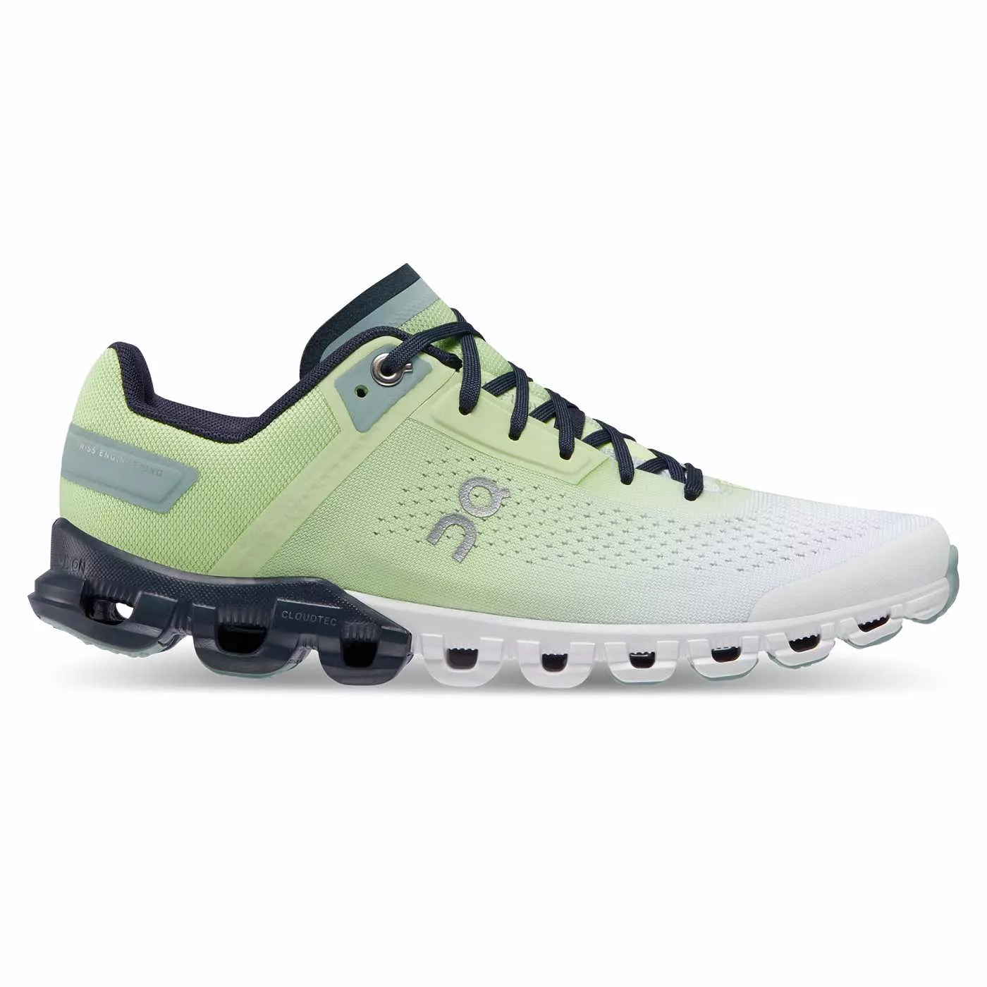 On Running Women's Cloudflow Shoes - Meadow / White