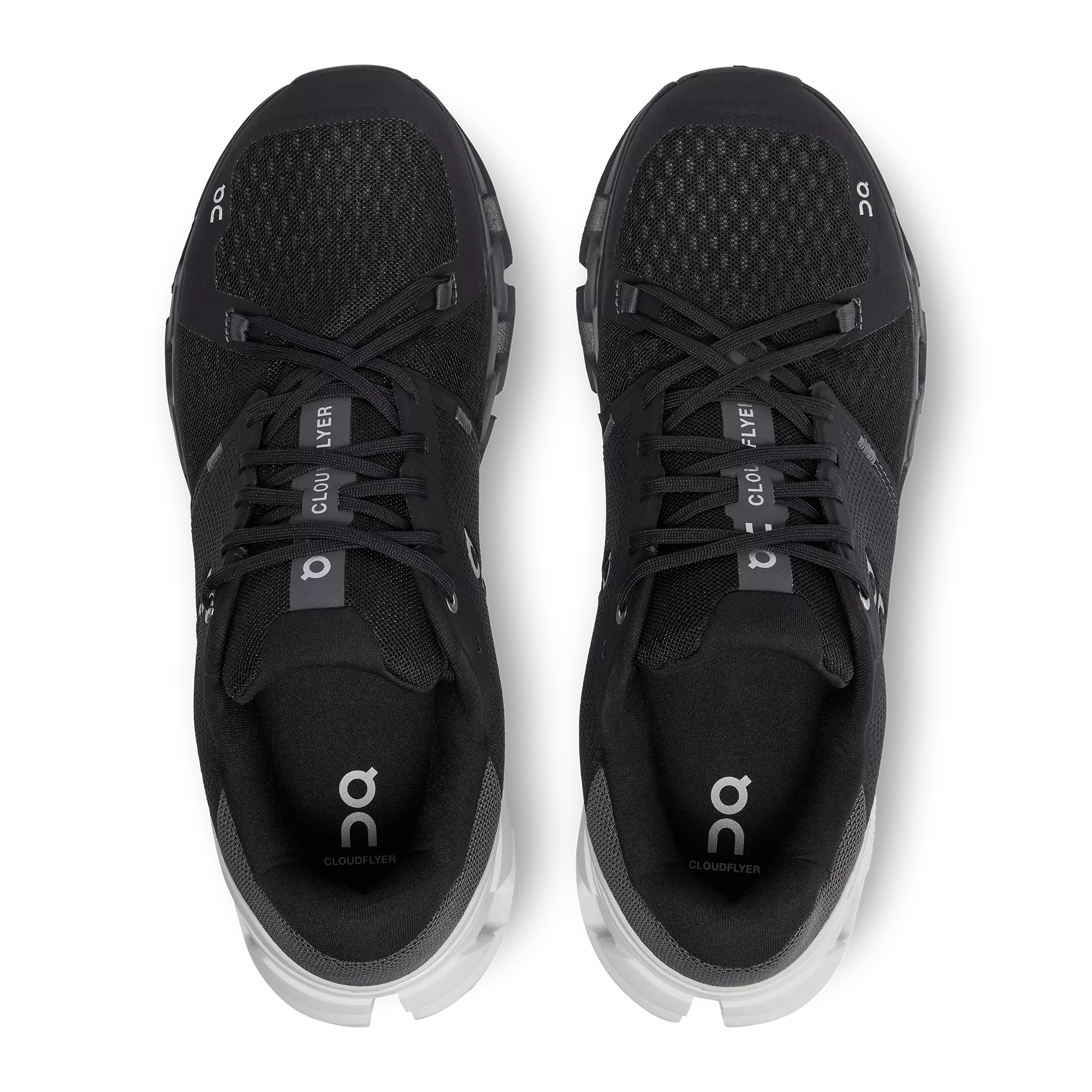 On Running Women's Cloudflyer 4 Wide Shoes - Black / White