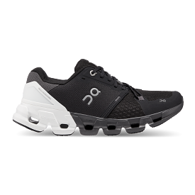 On Running Women's Cloudflyer 4 Wide Shoes - Black / White