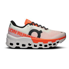 On Running Women's Cloudmonster 2 Shoes - Undyed / Flame