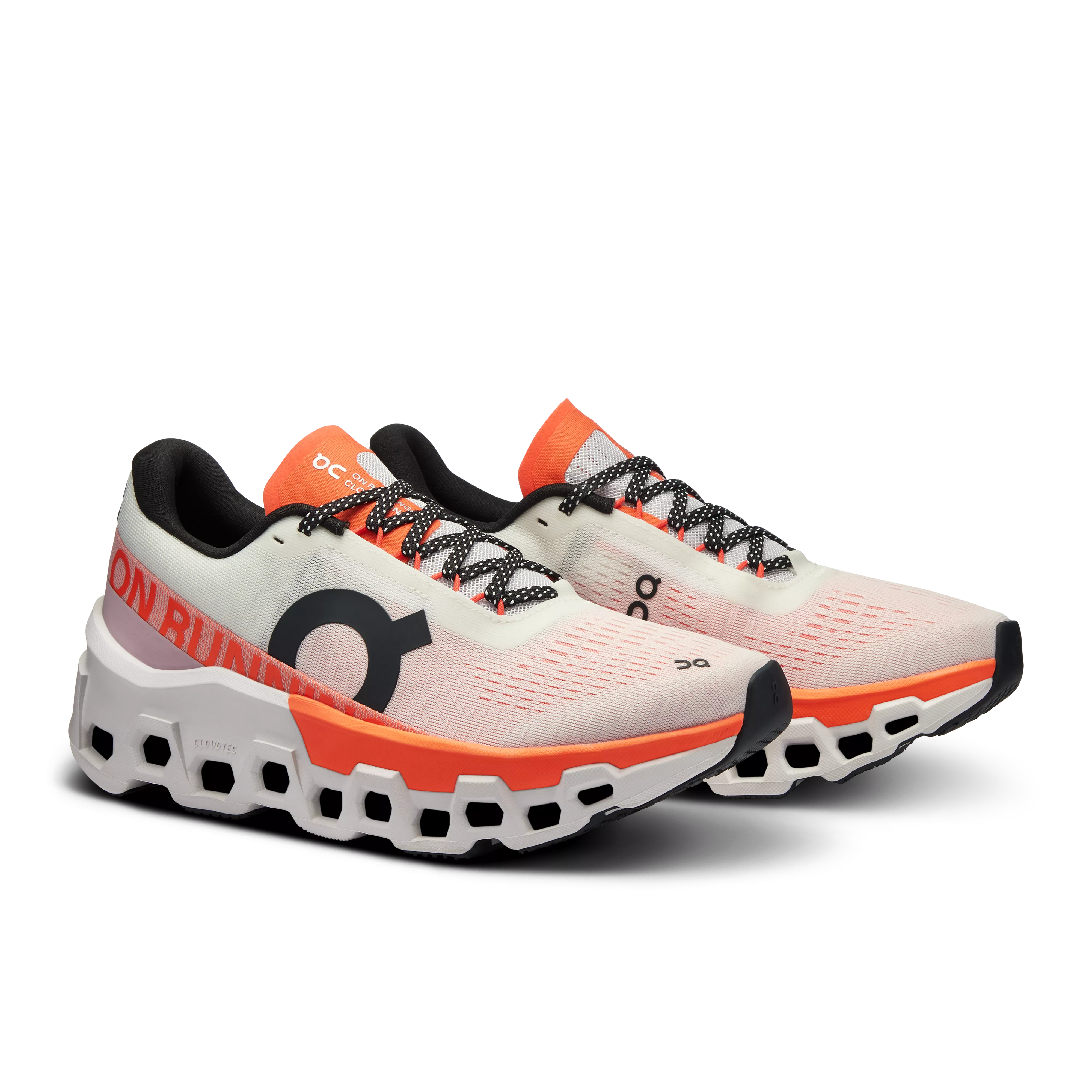 On Running Women's Cloudmonster 2 Shoes - Undyed / Flame