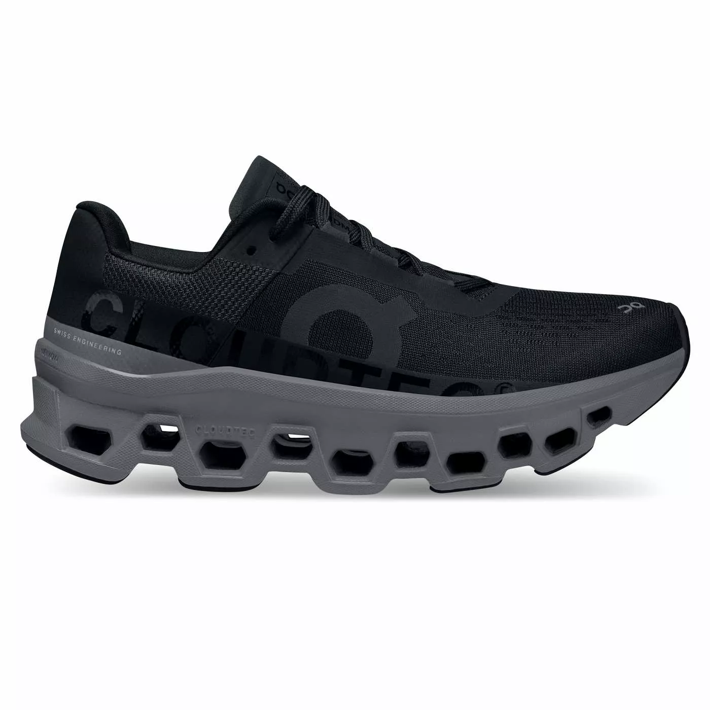 On Running Women's Cloudmonster Shoes - Black / Magnet