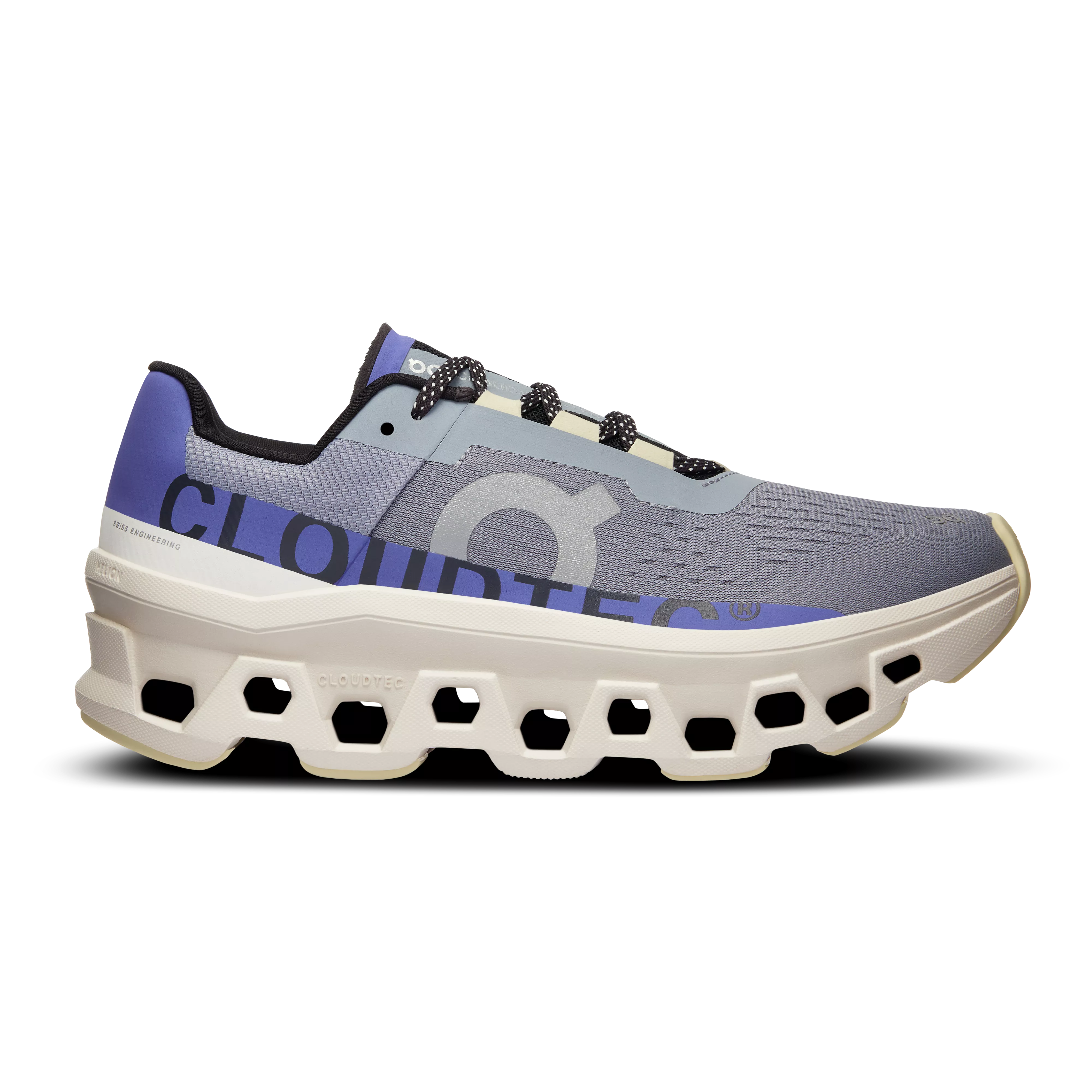 On Running Women's Cloudmonster Shoes - Mist / Blueberry