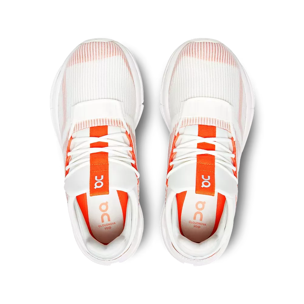 On Running Women's Cloudnova Void Shoes - Undyed White / Flame