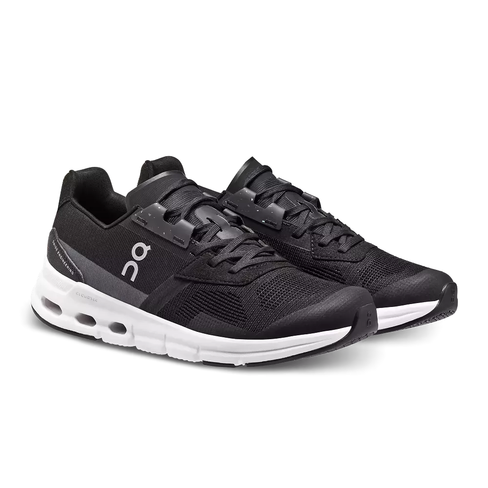 On Running Women's Cloudrift Shoes - Black / White