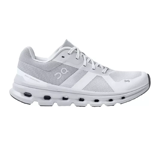 On Running Women's Cloudrunner Shoes - White / Frost