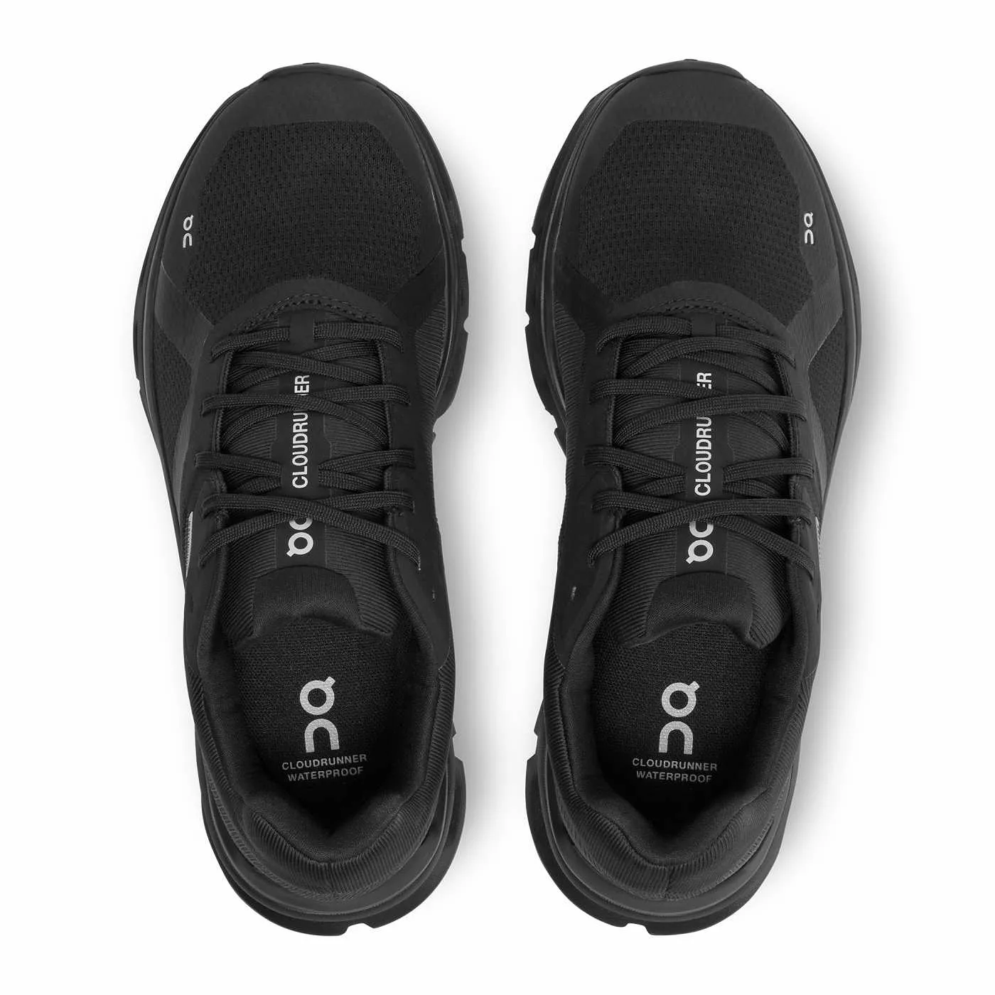 On Running Women's Cloudrunner Waterproof Shoes - All Black