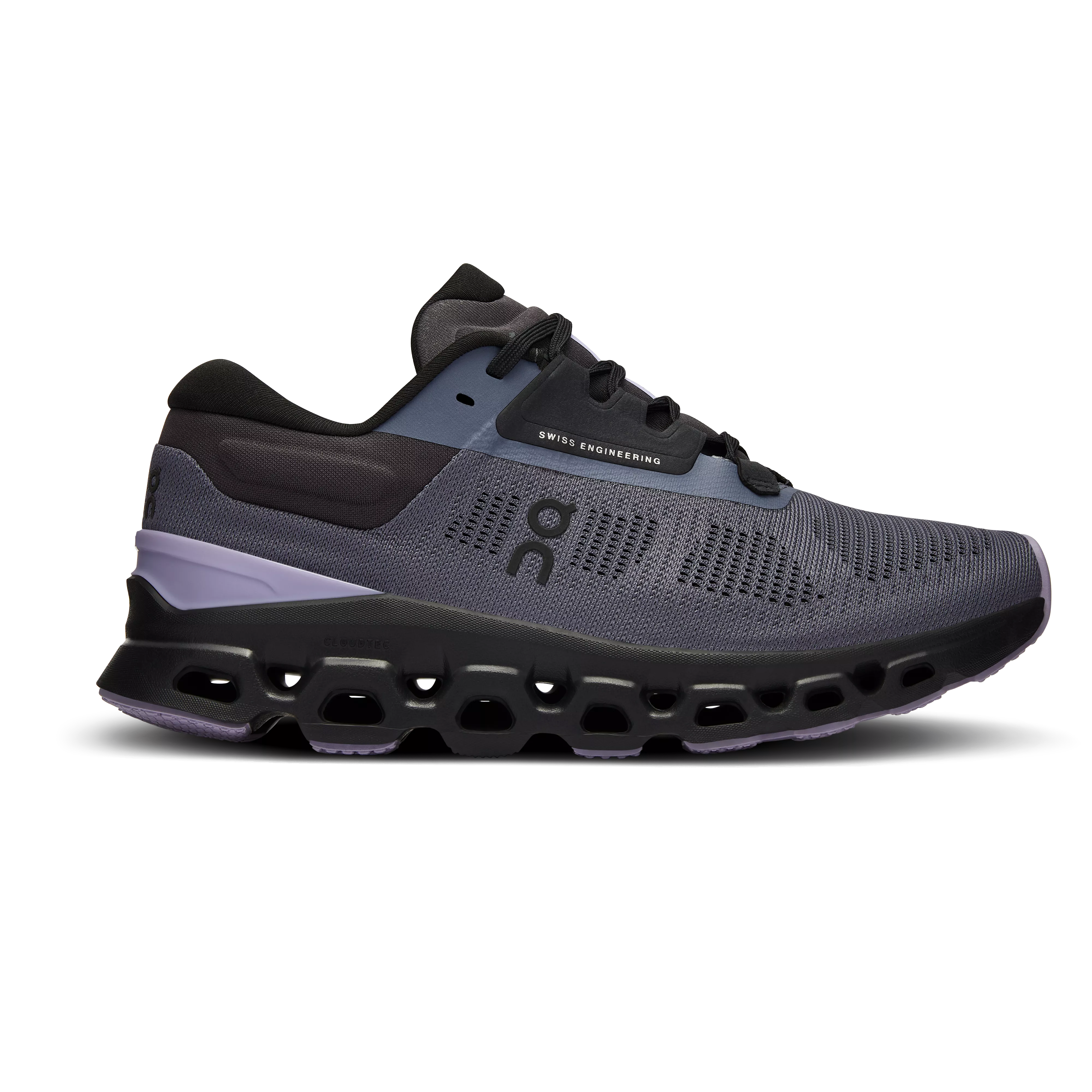 On Running Women's Cloudstratus 3 Shoes - Metal / Wisteria