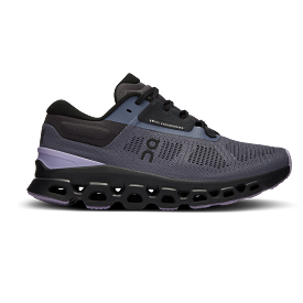 On Running Women's Cloudstratus 3 Shoes - Metal / Wisteria