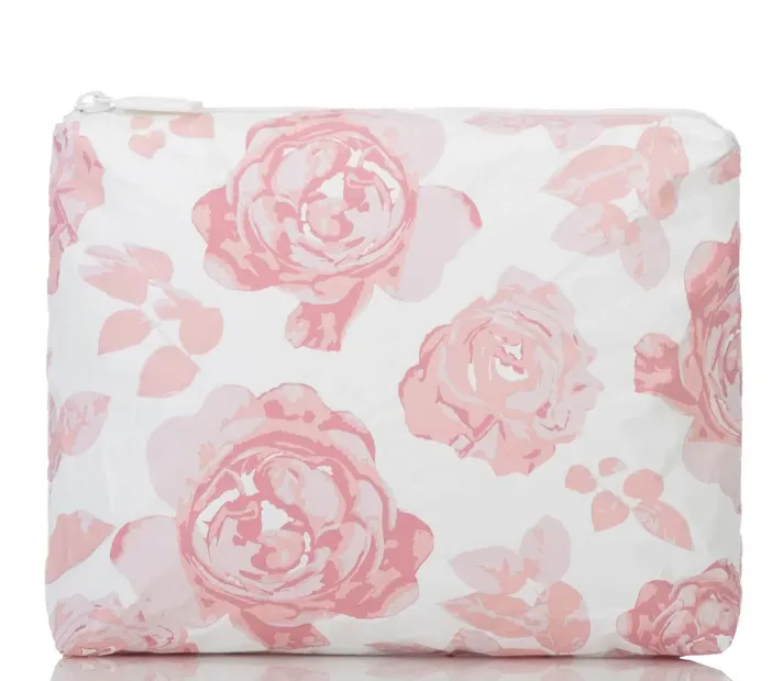 Pink Floral Waterproof Bags by Aloha