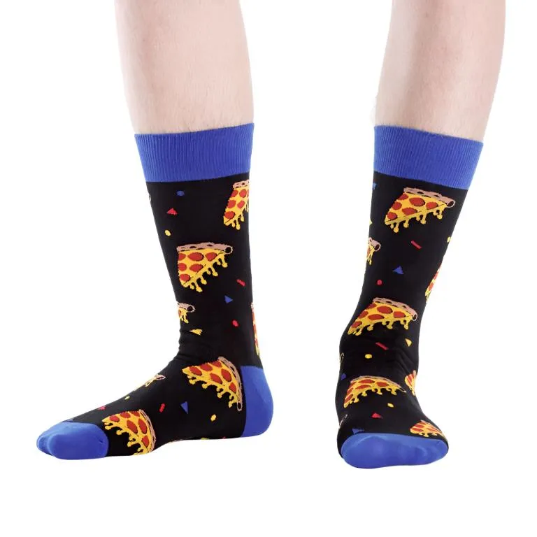 Pizza Party Men's Crew Socks