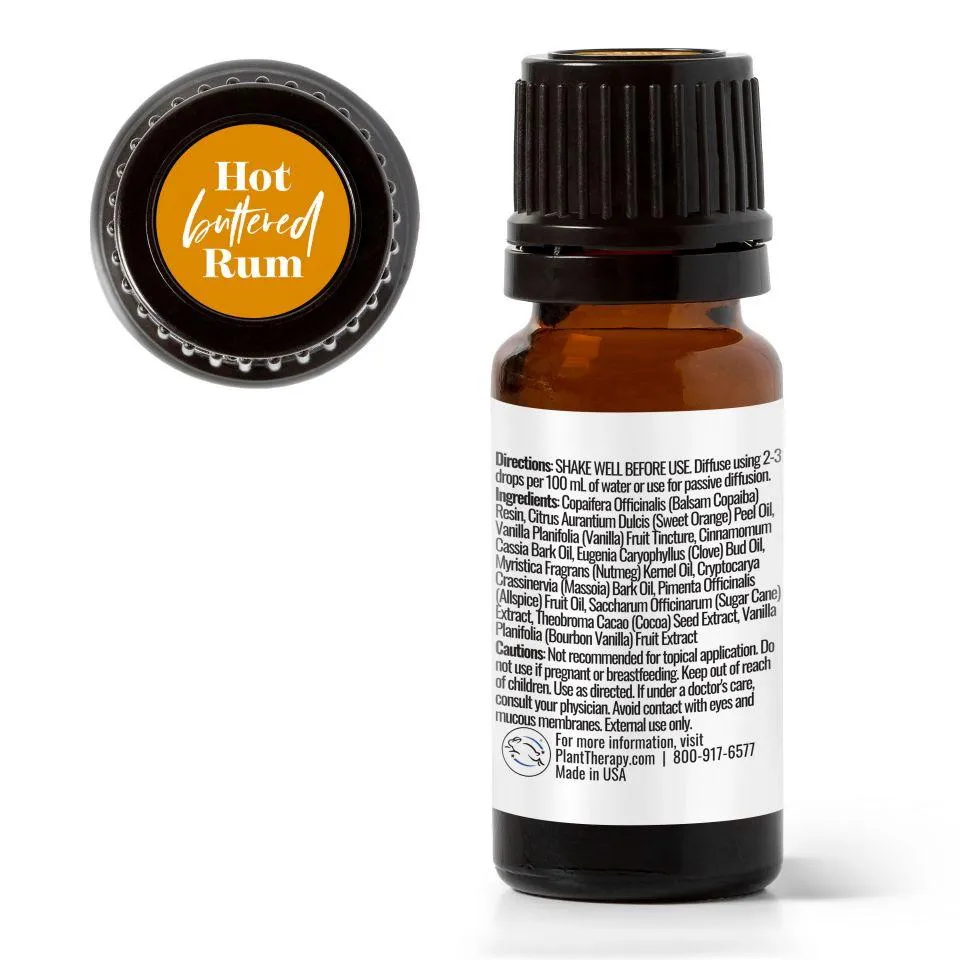 Plant Therapy Hot Buttered Rum Essential Oil Blend 10 mL