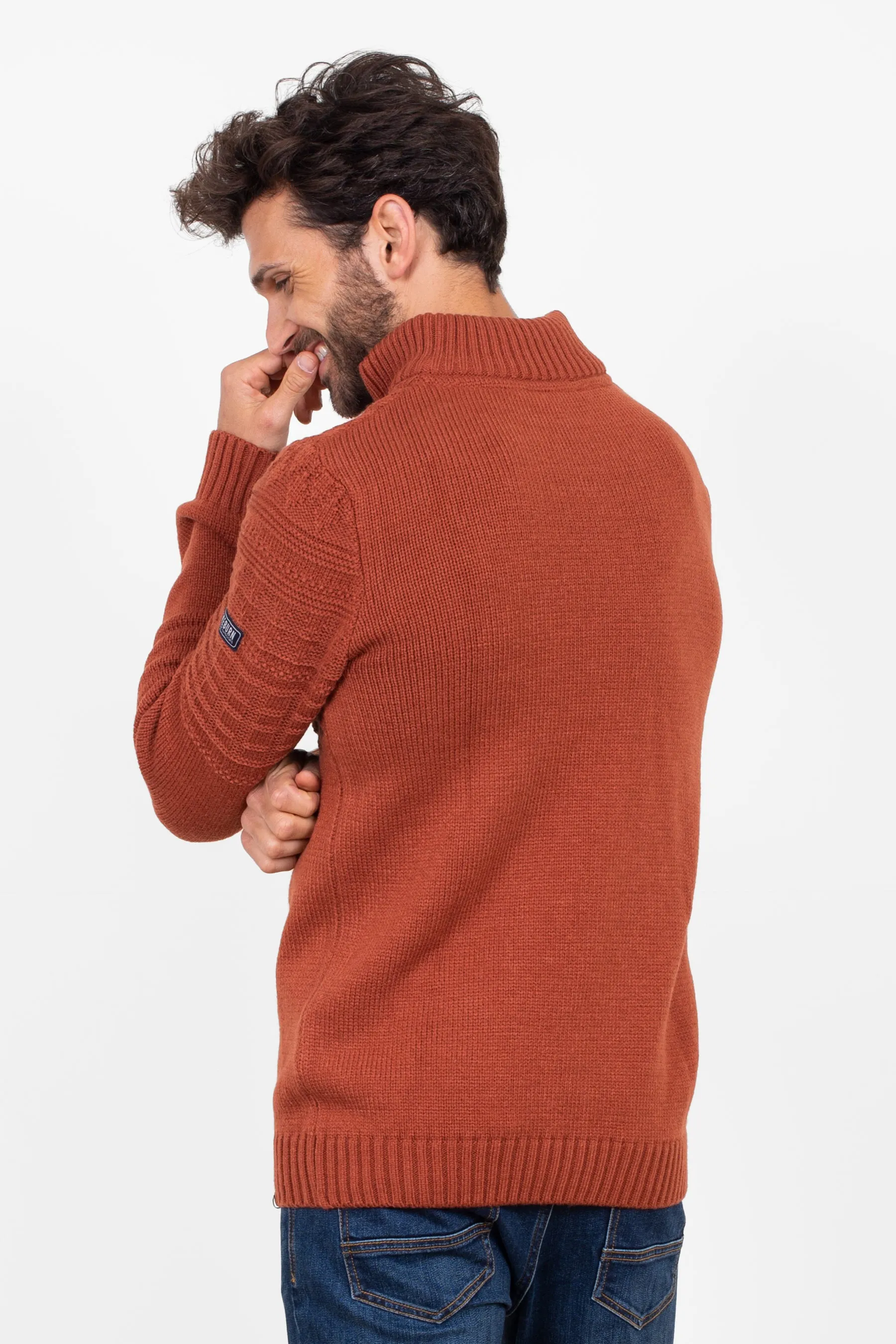 Rust Quarter Zip