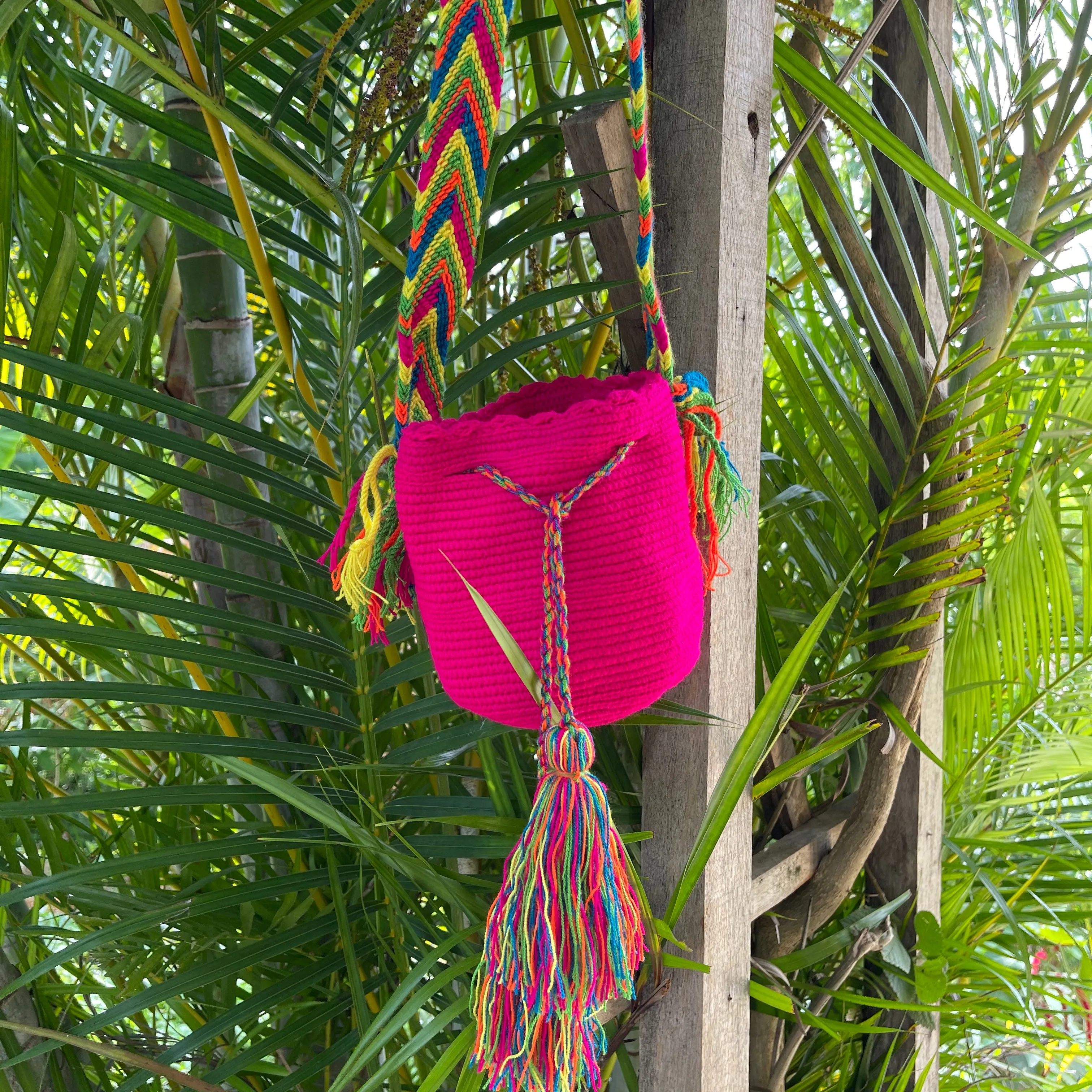 Small Fuchsia Mochila