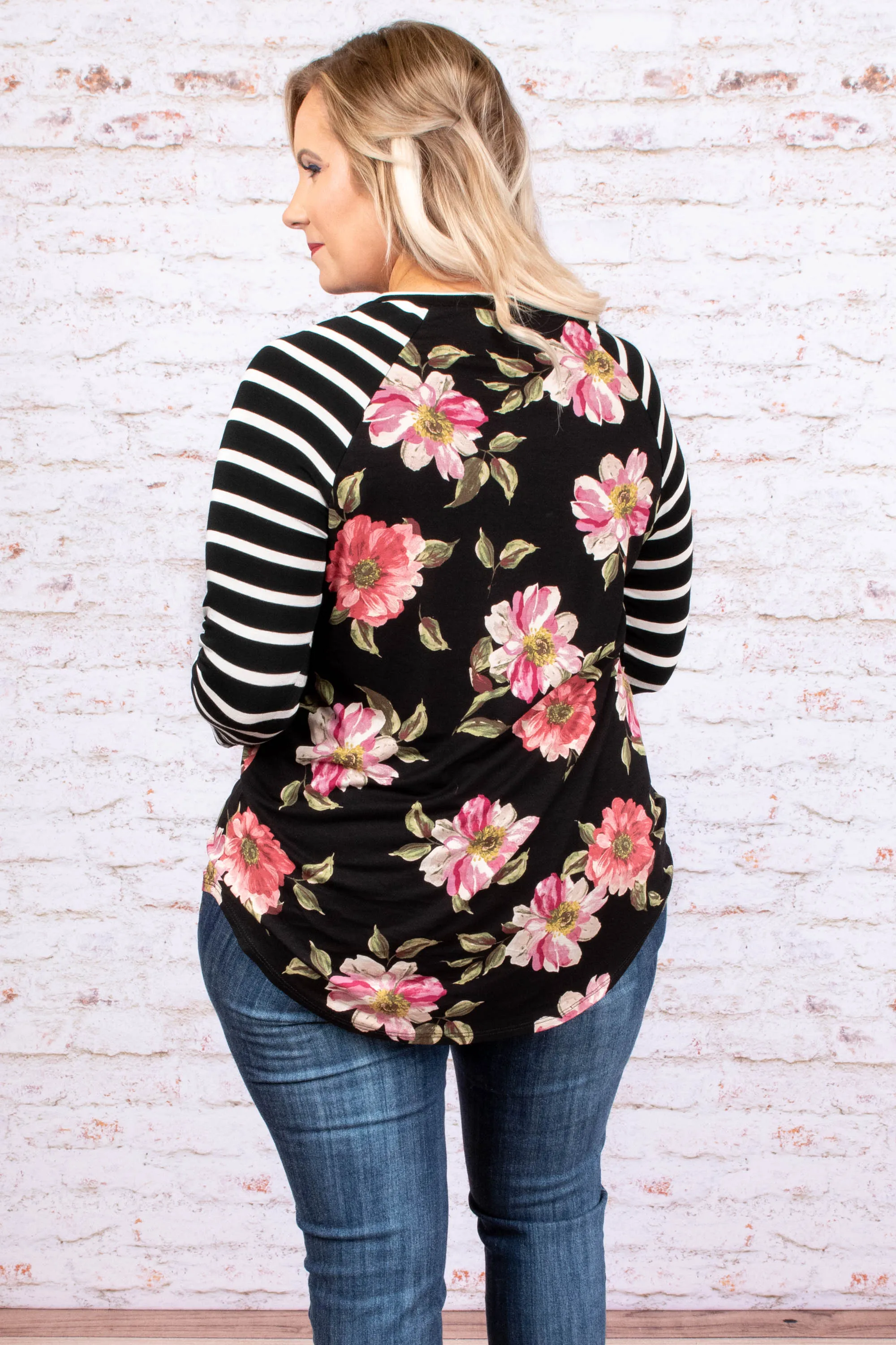 Spring Time Top, Black