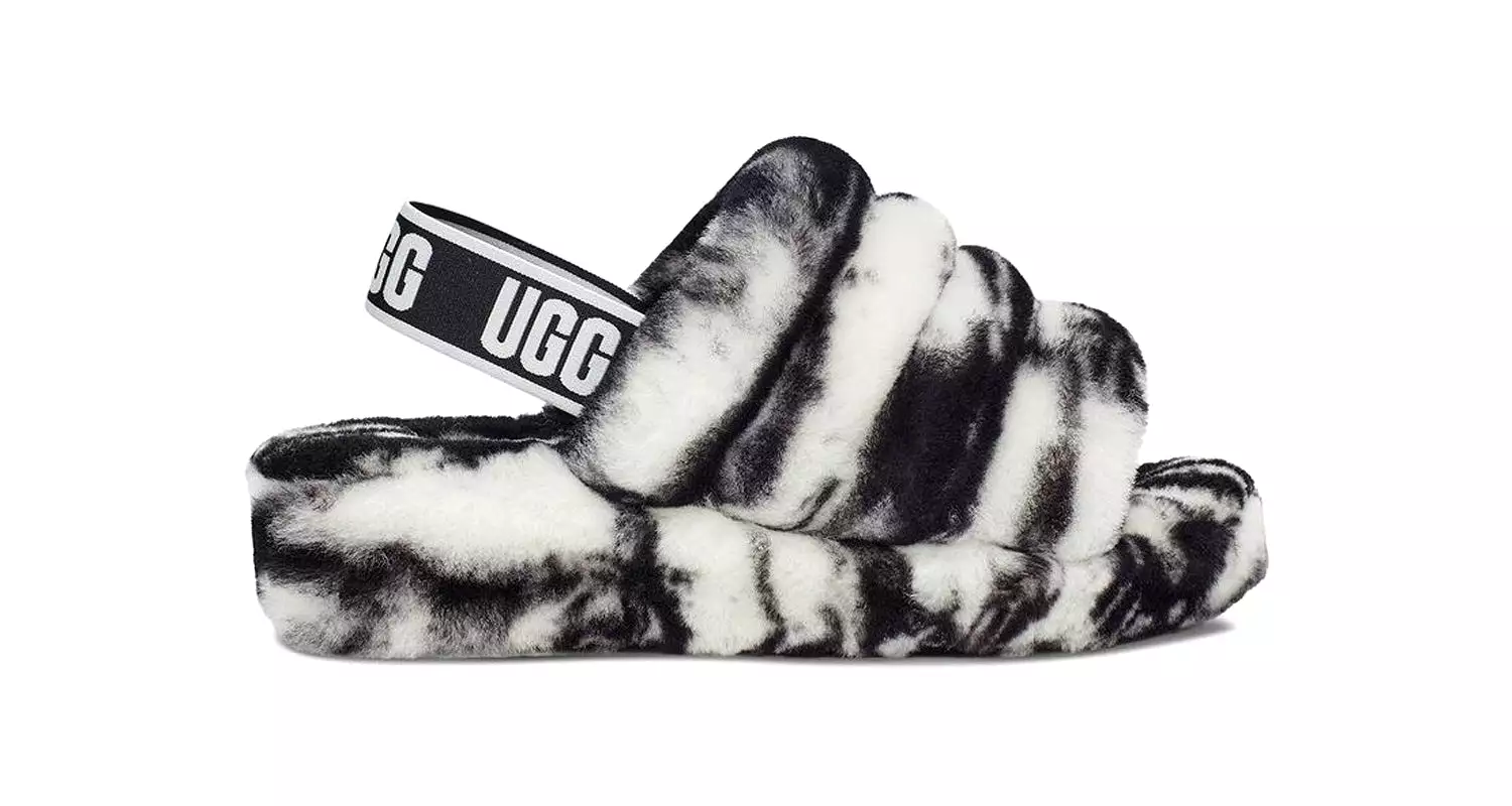 UGG Fluff Yeah Slide Marble Women